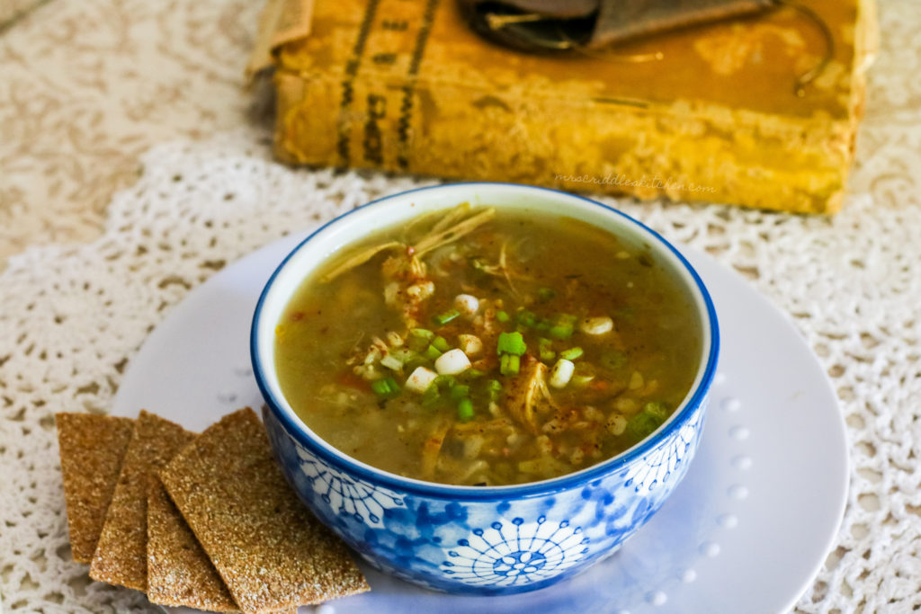 Chicken & Brown Rice Soup (THM E, Low Fat)