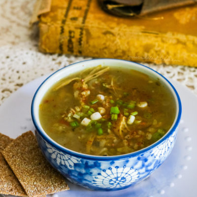 Chicken and Brown Rice Soup