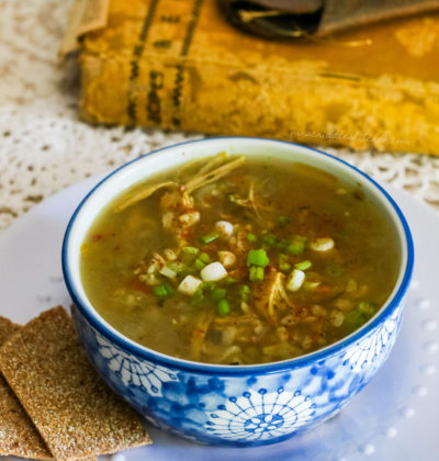 Chicken & Brown Rice Soup (THM E, Low Fat)