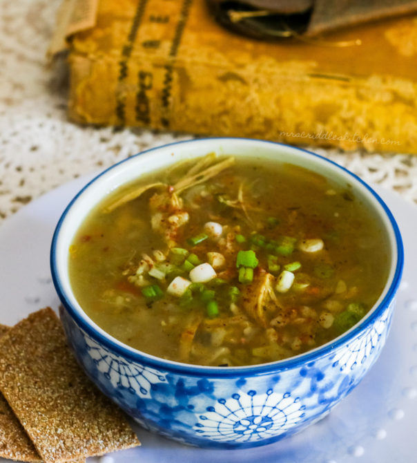 Chicken & Brown Rice Soup (THM E, Low Fat)