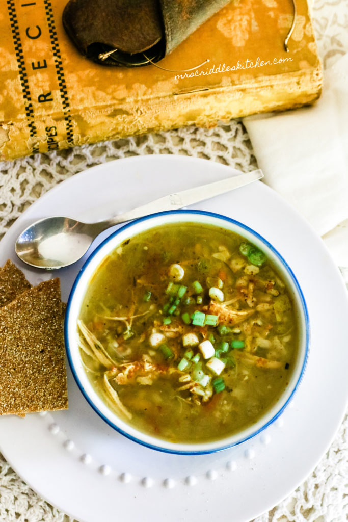 Chicken & Brown Rice Soup (THM E, Low Fat)