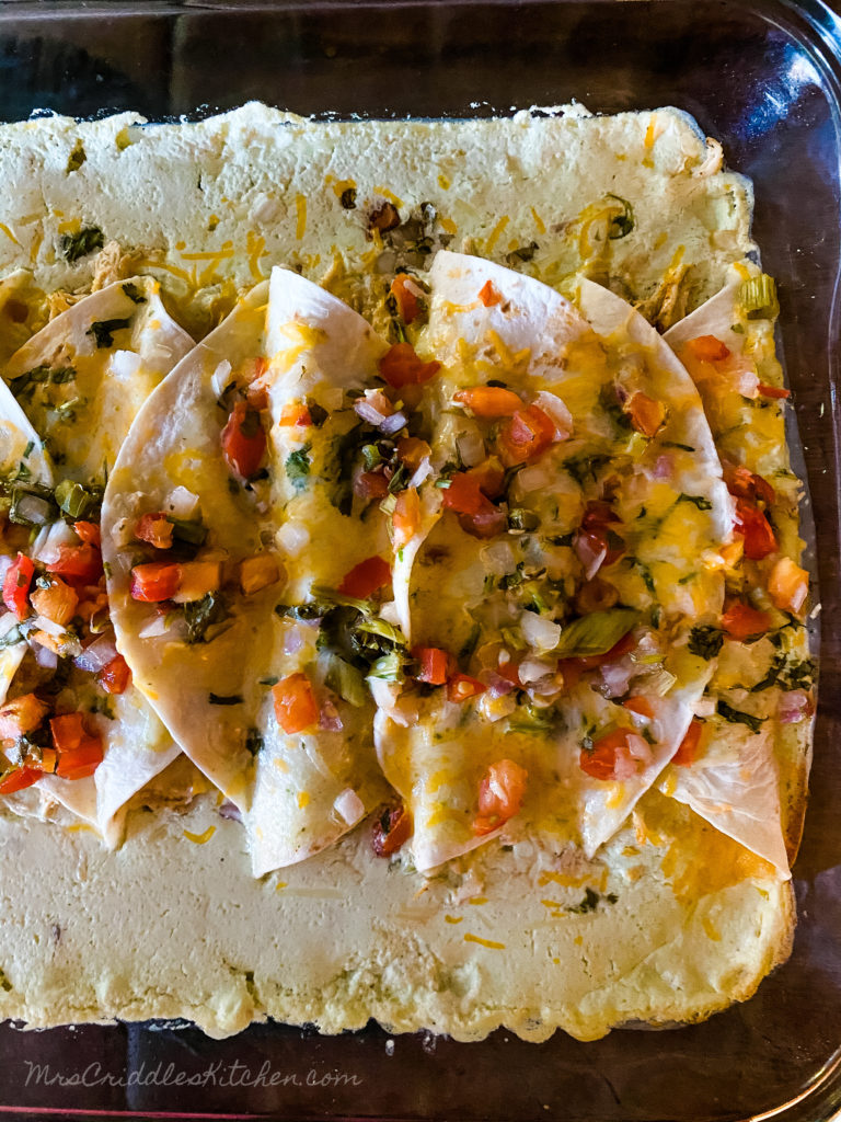 Sour Cream Chicken Enchiladas- THM, Low Carb
