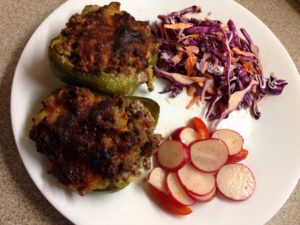 Stuffed Bell Pepper Plate