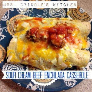 Sour Cream Beef Enchiladas