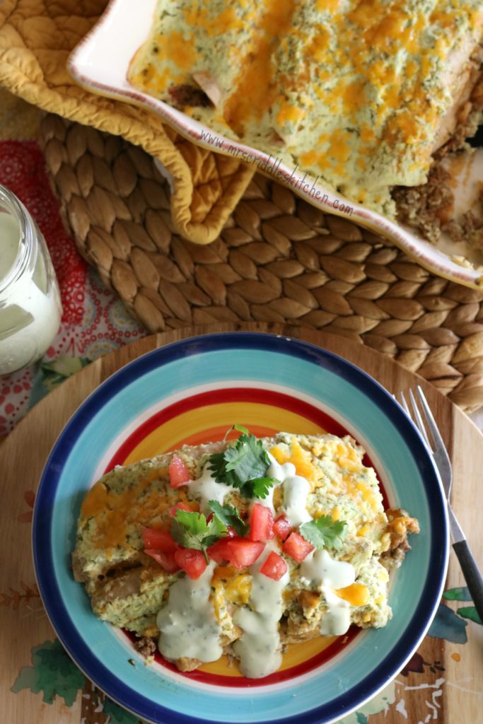 Sour Cream Beef Enchiladas