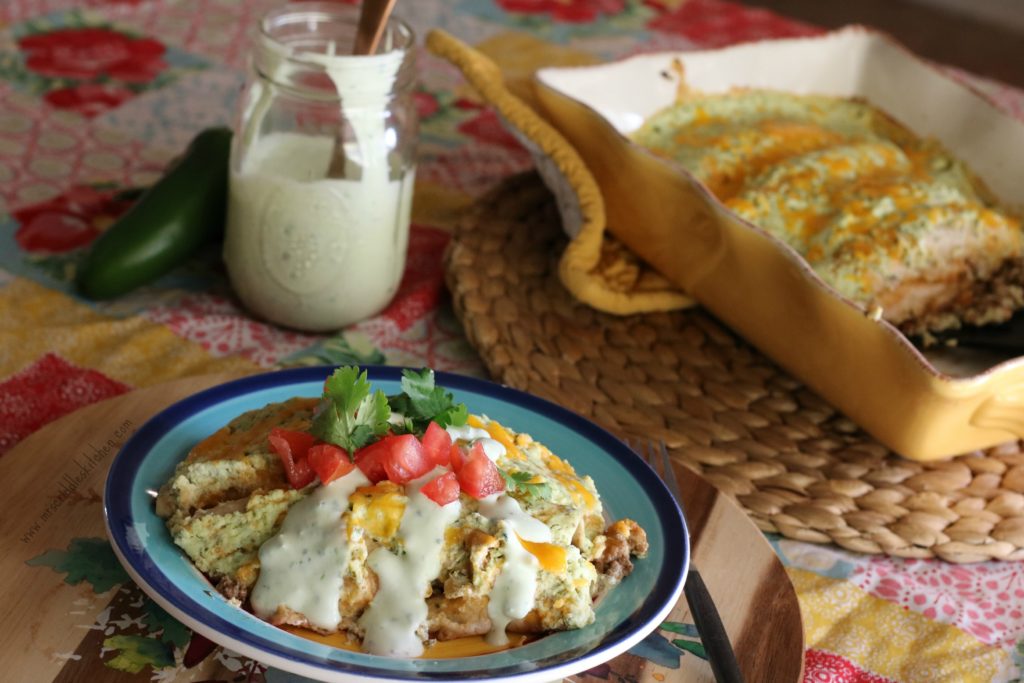 Sour Cream Beef Enchiladas