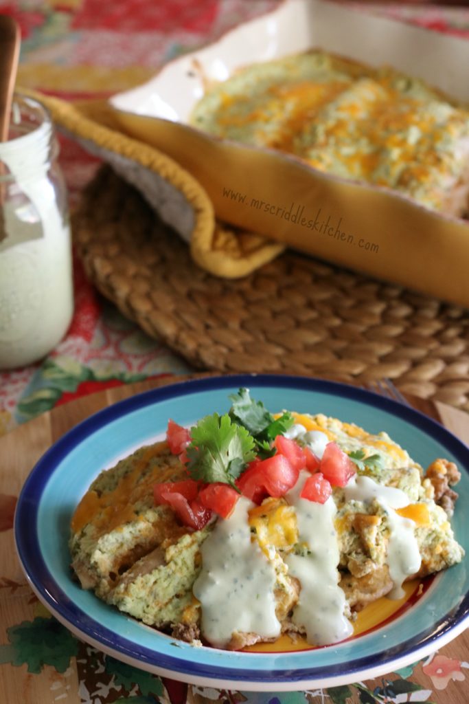 Sour Cream Beef Enchiladas