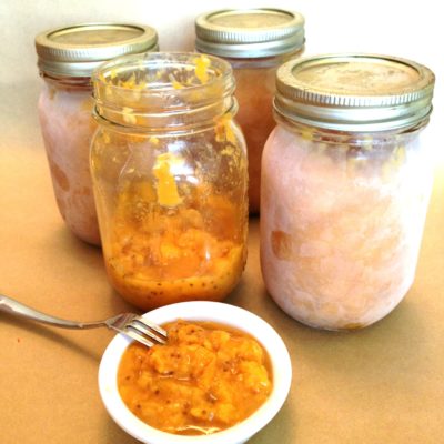 Freezer Peach Jam (Sugar Free)