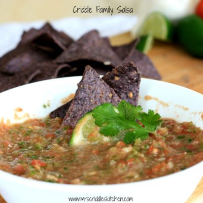 Criddle Family Salsa