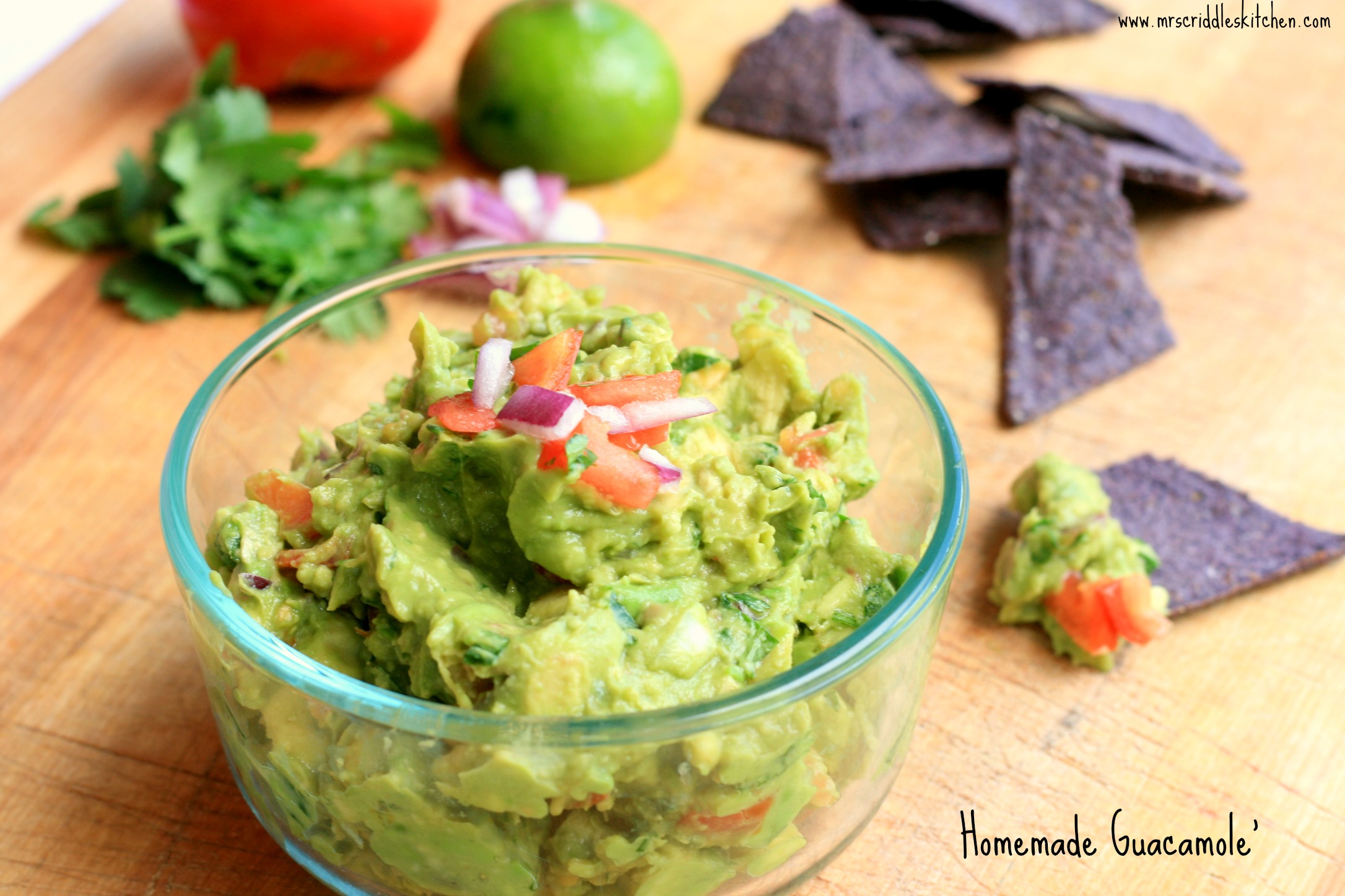 Homemade Guacamole - Mrs. Criddles Kitchen