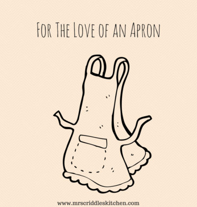 For the Love of an Apron & Giveaway!