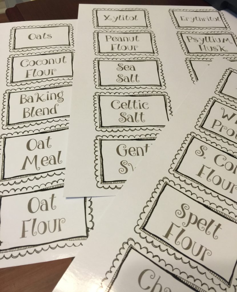 THM Label Sheets