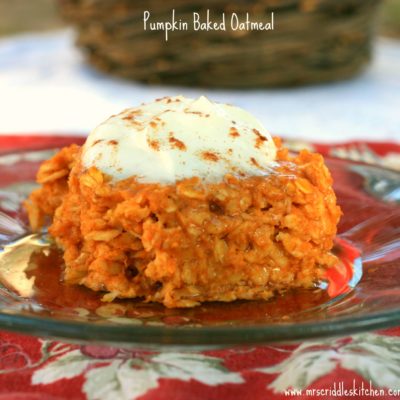 Pumpkin Baked Oatmeal