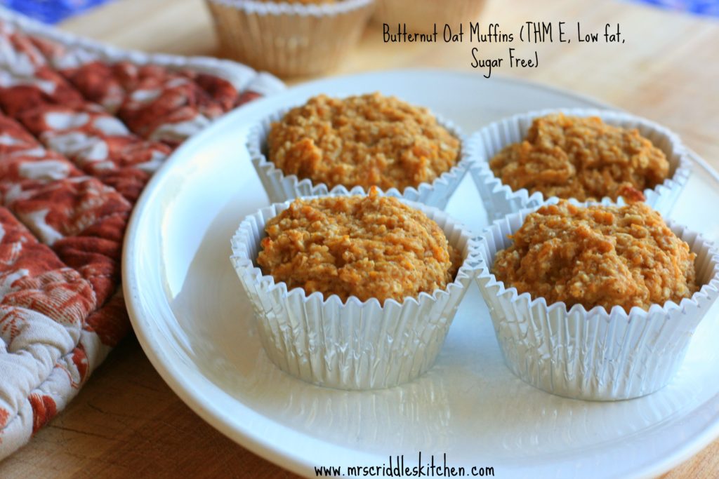 Butternut Oat Muffins- A Perfectly Yummy Fall Breakfast! (THM E)