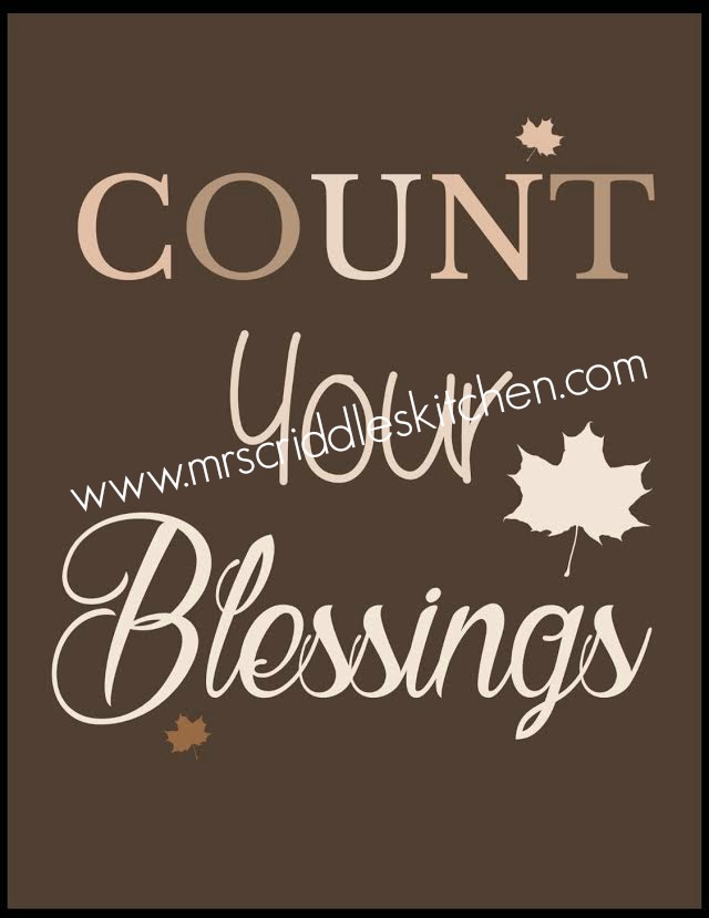 Count Your Blessings