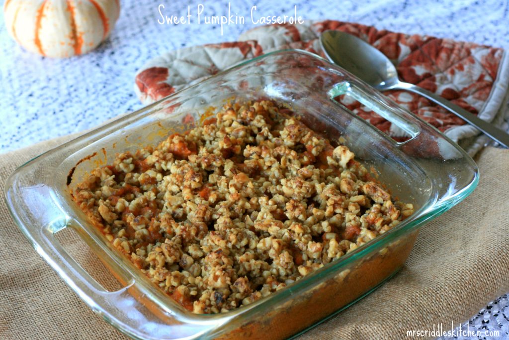 A Lower Carb & Gluten Free take on a Sweet Potato Casserole!