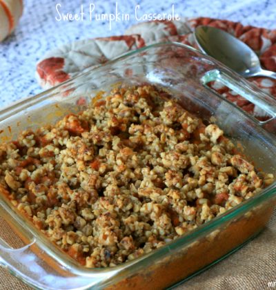 A Lower Carb & Gluten Free take on a Sweet Potato Casserole!