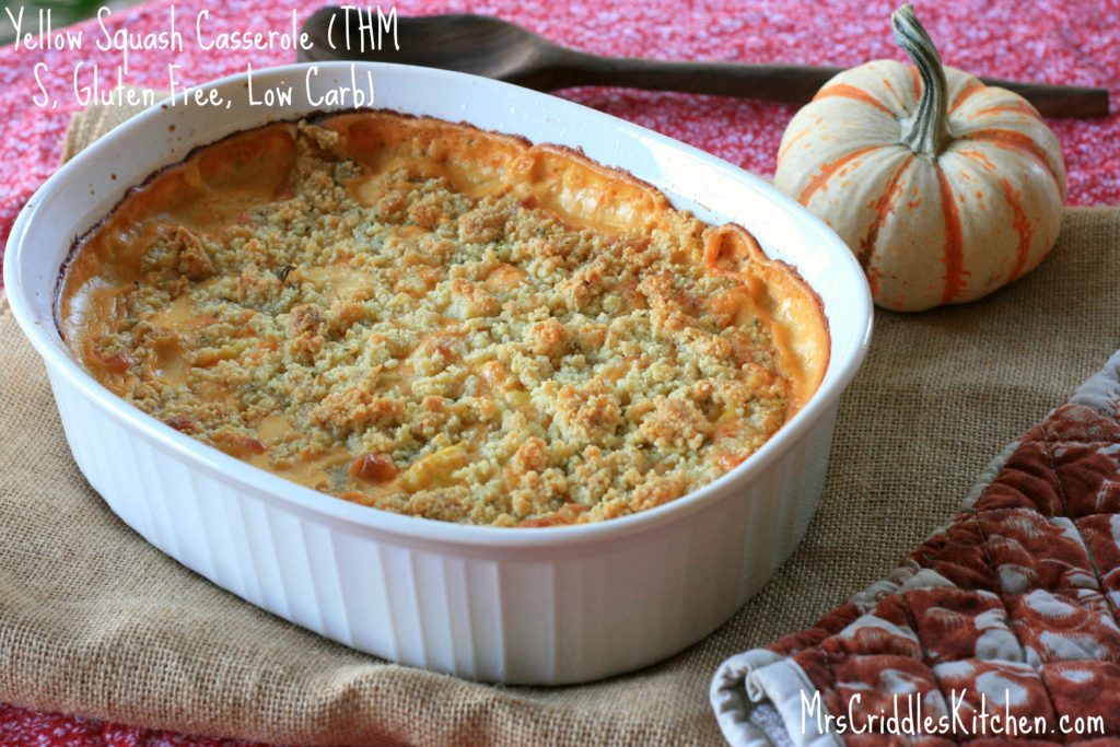 An alternative to the carb loaded Squash Casserole!