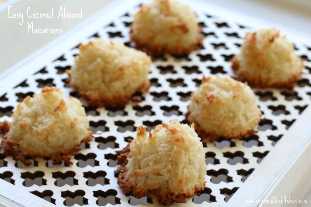 Easy Coconut Almond Macaroons