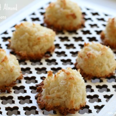 Easy Coconut Almond Macaroons