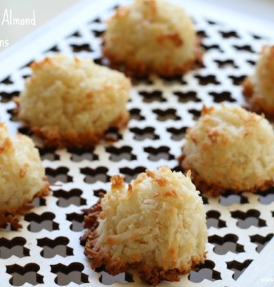 Easy Coconut Almond Macaroons