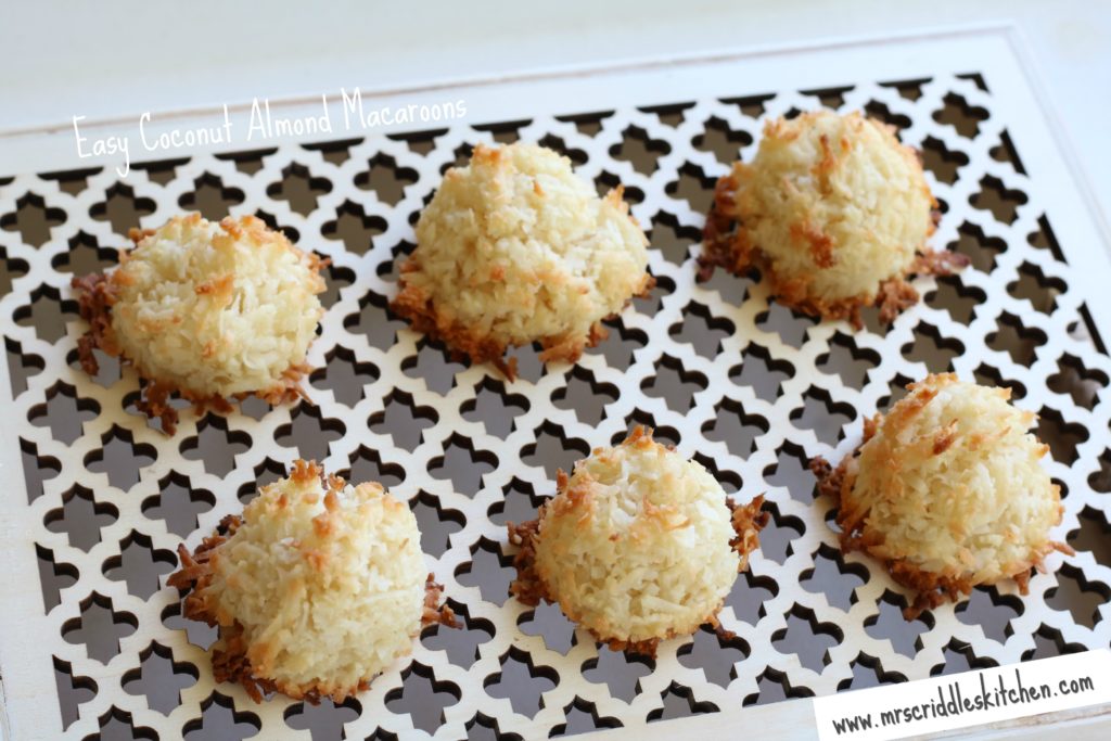 Easy Coconut Almond Macaroons