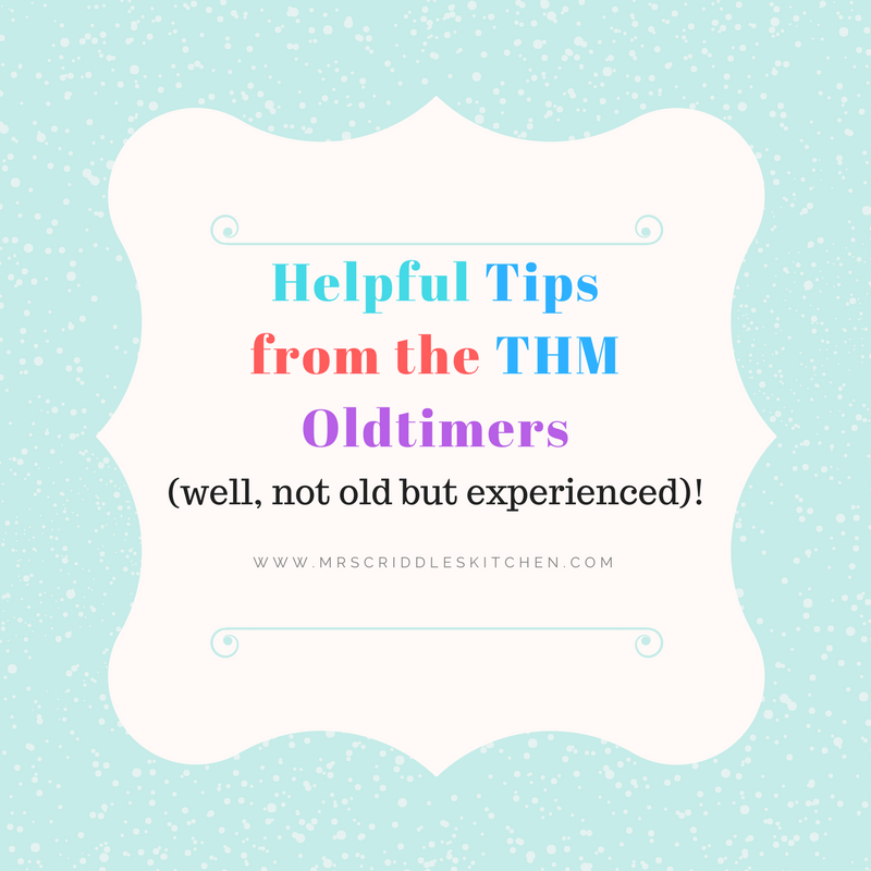 Helpful Tips from the THM Oldtimers!