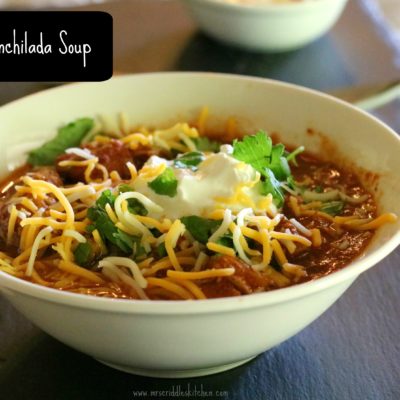 Chicken Enchilada Soup