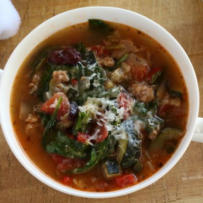 Italian Soup - Mrs. Criddles Kitchen