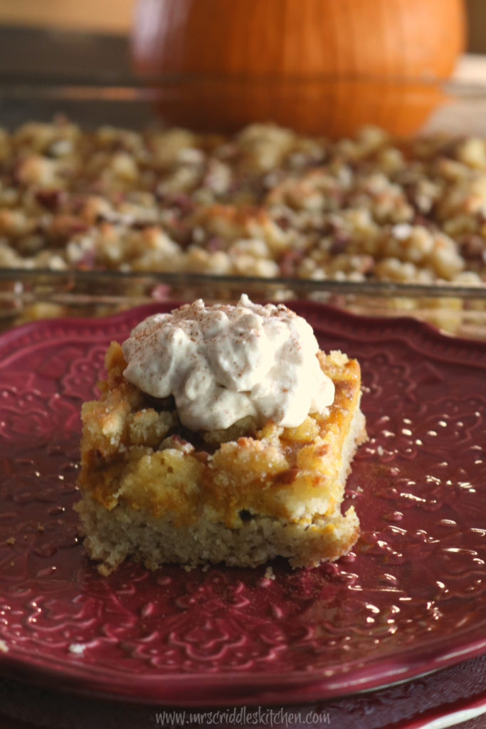 Pumpkin Crumb Cake (THM S, Low Carb)