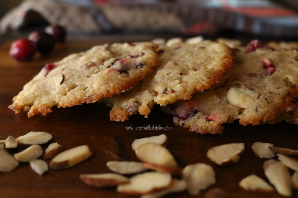 Cranberry Almond Cookies THM S/Low carb/Sugarfree