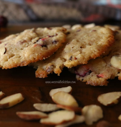 Cranberry Almond Cookies THM S/Low carb/Sugarfree