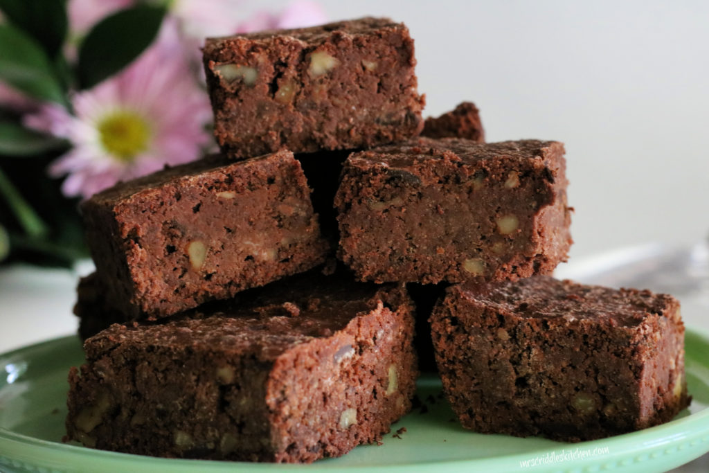 Double Chocolate Walnut Brownies