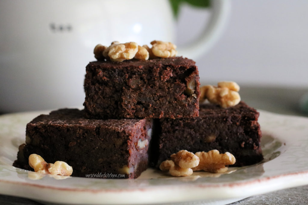 Double Chocolate Walnut Brownies