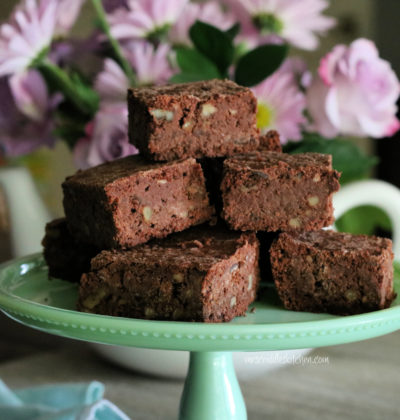 Double Chocolate Walnut Brownies