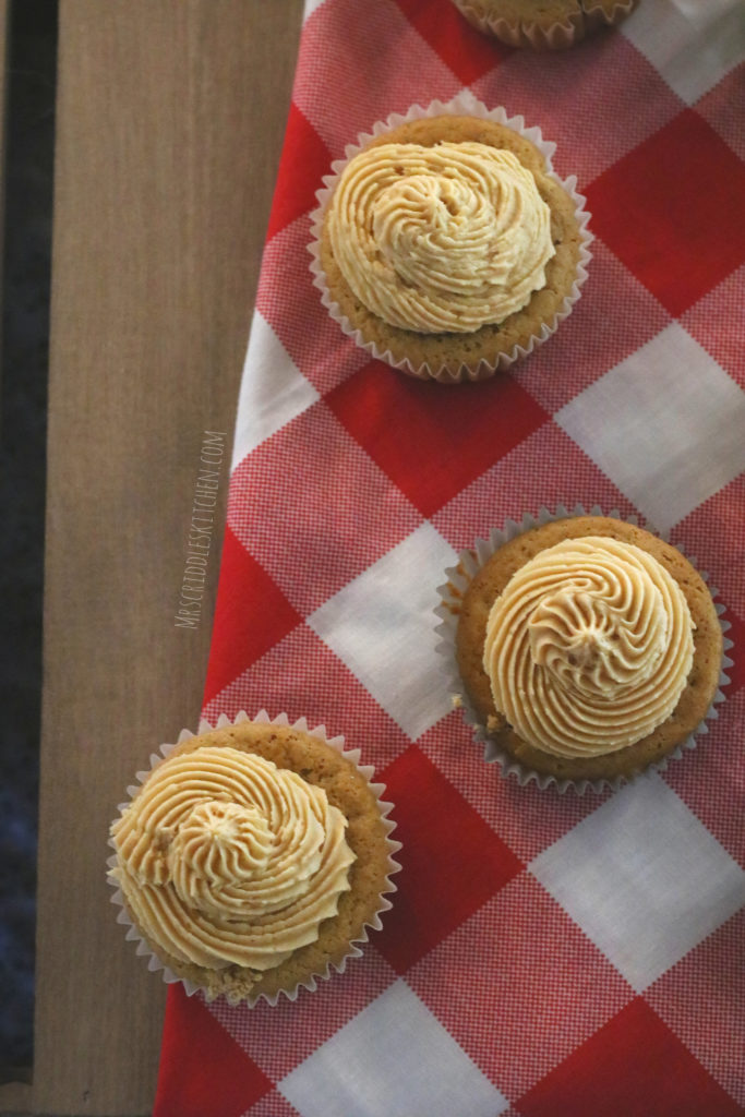 Peanut Butter & Jelly Cupcakes (THM S, Sugar Free, Low Carb)