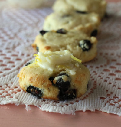 Blueberry Tea Biscuits (low carb, thm s)