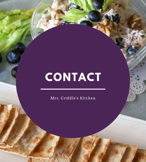 Recipes from Mrs. Criddle's Kitchen