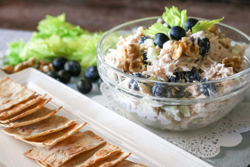 Blueberry Walnut Chicken Salad (THM S, Low Carb, Keto)