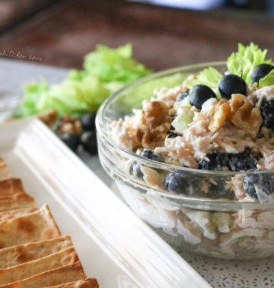 Blueberry Walnut Chicken Salad (THM S, Low Carb, Keto)