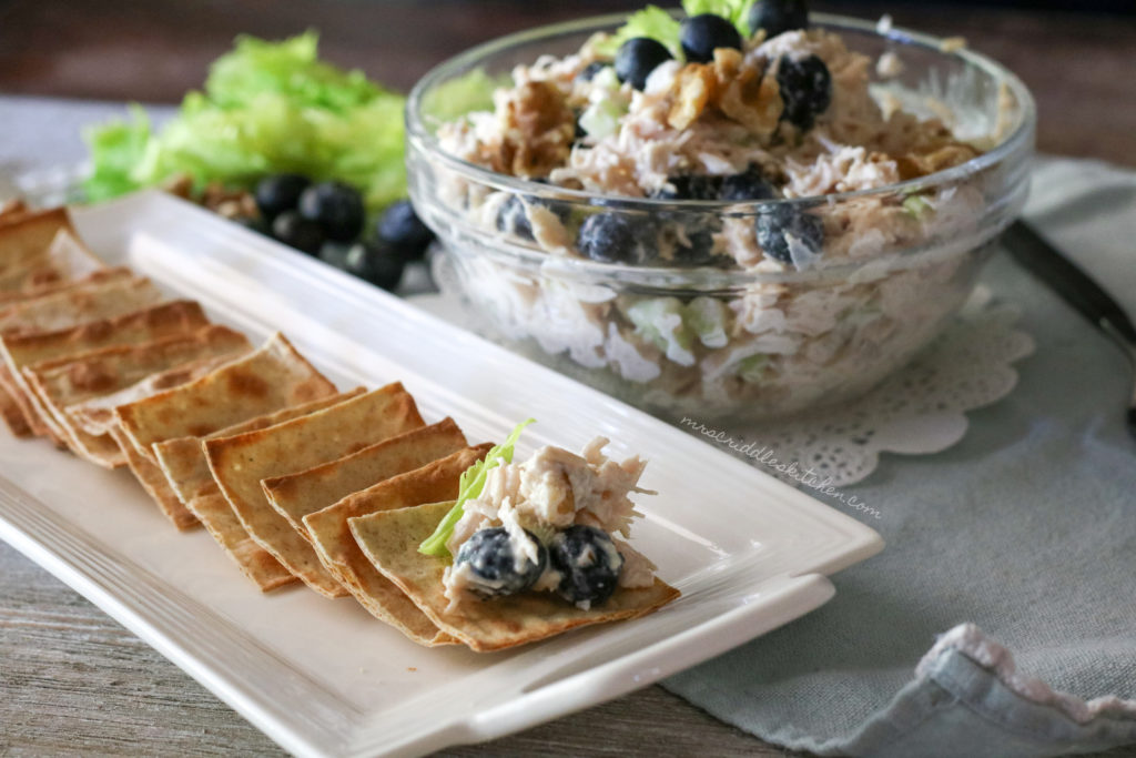 Blueberry Walnut Chicken Salad (THM S, Low Carb, Keto)