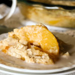 Peach Cobbler Breakfast Bake (THM E, Low Fat, Sugar Free)