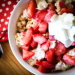 Low Fat Strawberry Shortcake- THM E, Low fat, sugar free, dairy free, gluten free