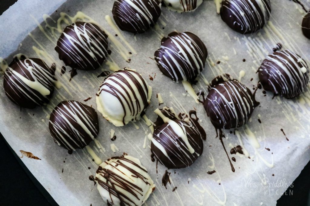 Brownie Truffle Bites- Low Carb, THM S, Sugar-free