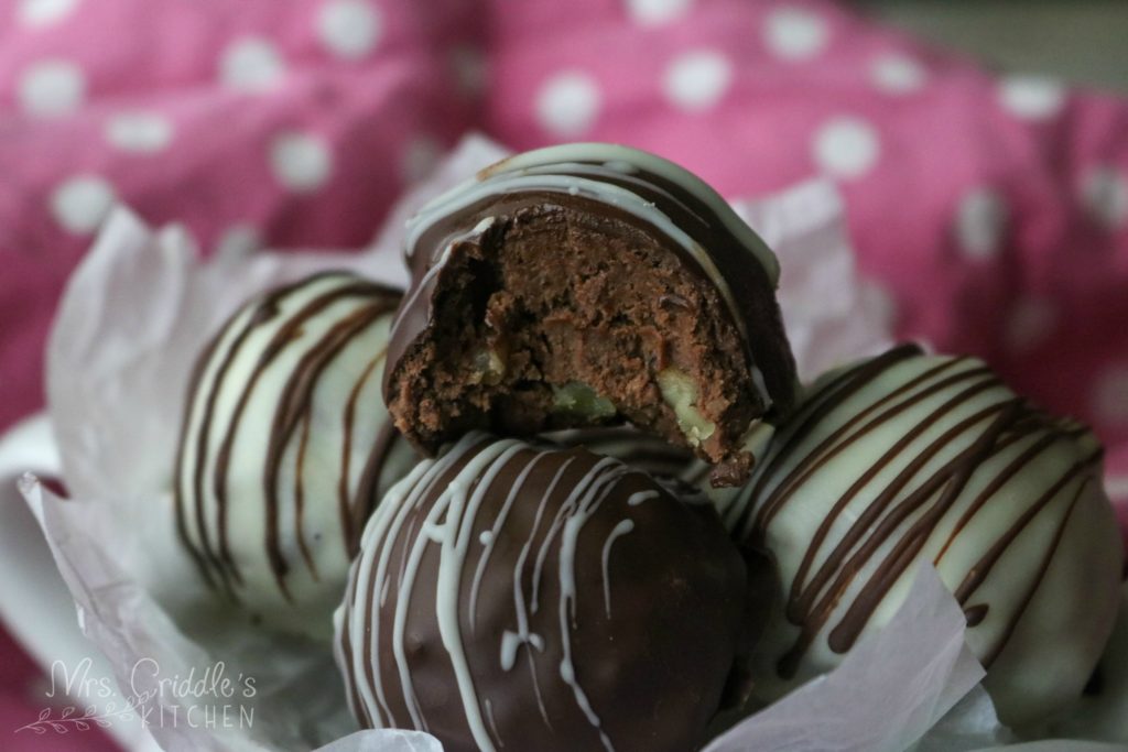 Brownie Truffle Bites- Low Carb, THM S, Sugar-free