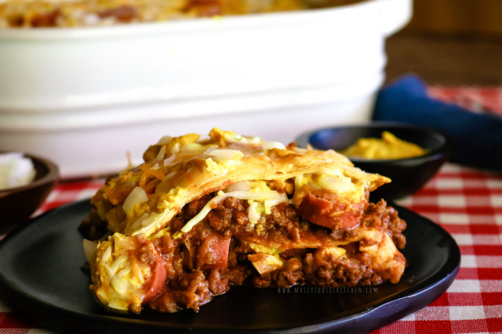 Low Carb Coney Island Casserole- THM, Low Carb