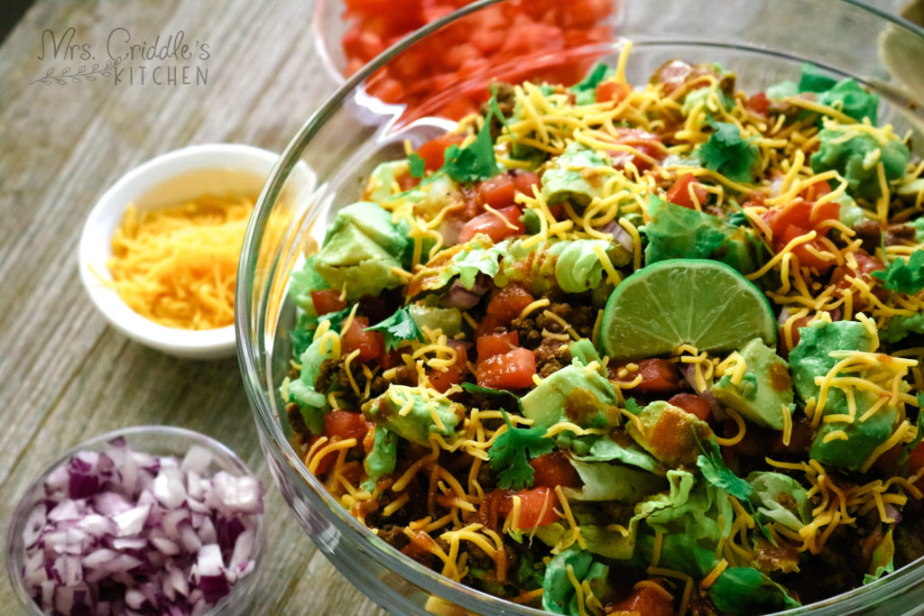 Catalina Taco Salad- Low Carb, THM S