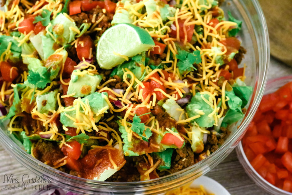 Catalina Taco Salad- Low Carb, THM S