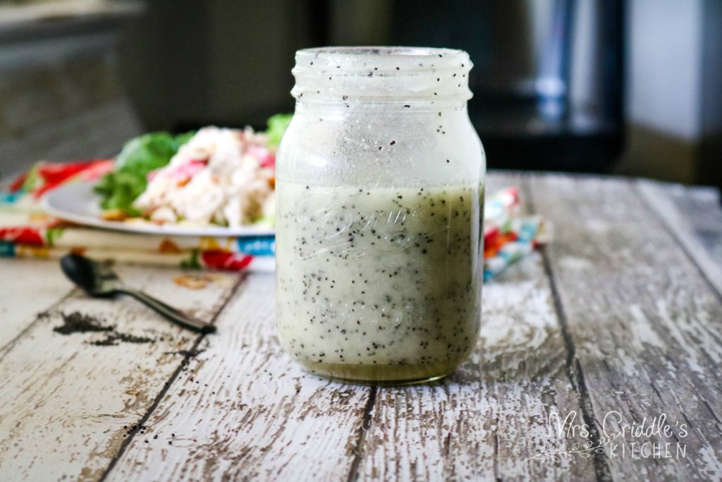 Poppy Seed Dressing- Low Carb, THM S, KETO