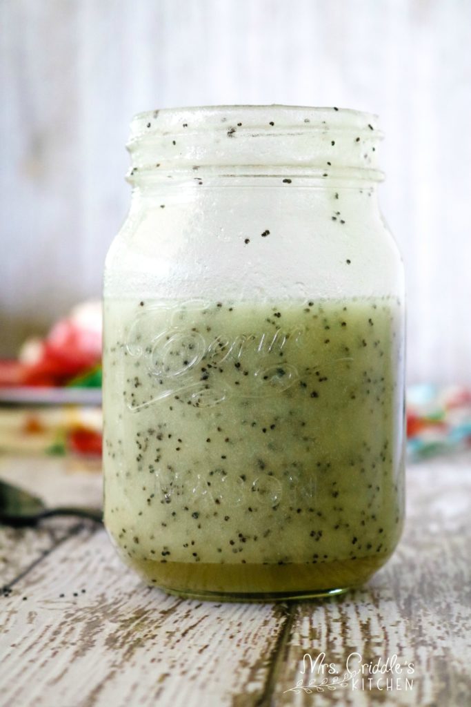 Poppy Seed Dressing- a low carb, sugar free, THM S, keto